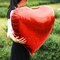 8 Pcs 36 Inch Huge Red Heart Balloons, Romantic Large Heart Mylar Foil Balloons Valentine's Day Balloons
